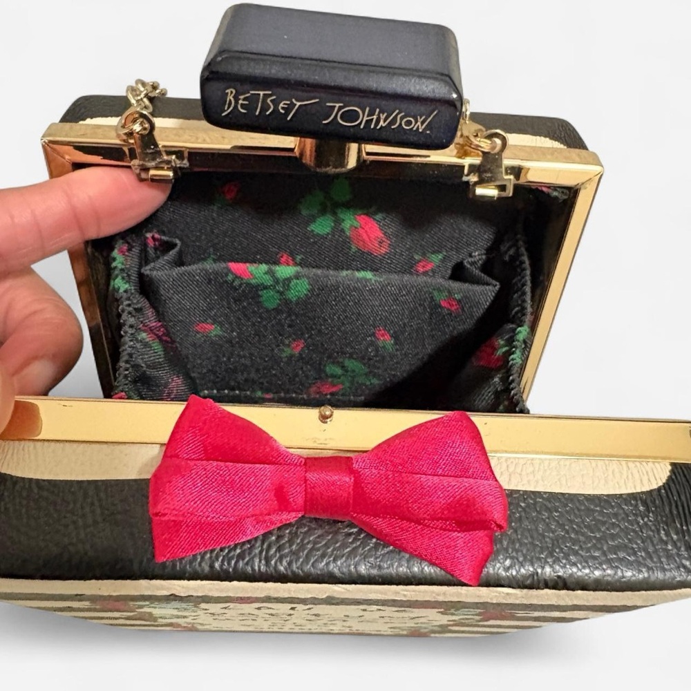 Betsey Johnson Striped Perfume Crossbody Bag - Picture 4 of 5